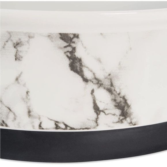 NIB!! Bone Dry Pet Bowl Collection Ceramic Set, Medium, Marble, 2 Count - Picture 4 of 7
